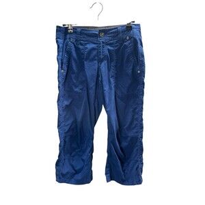 Kuhl Pants Women's Size 2 Blue Cotton Blend Straight Leg